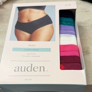 Auden Cotton Blend Briefs Set of 6